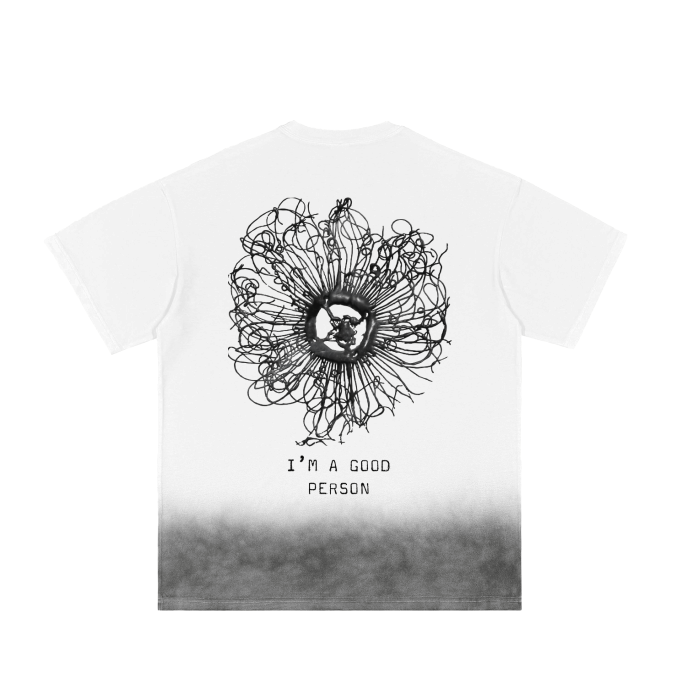 I'M A GOOD PERSON Gradient Tee - Self-Worth Emotional Art | THIO