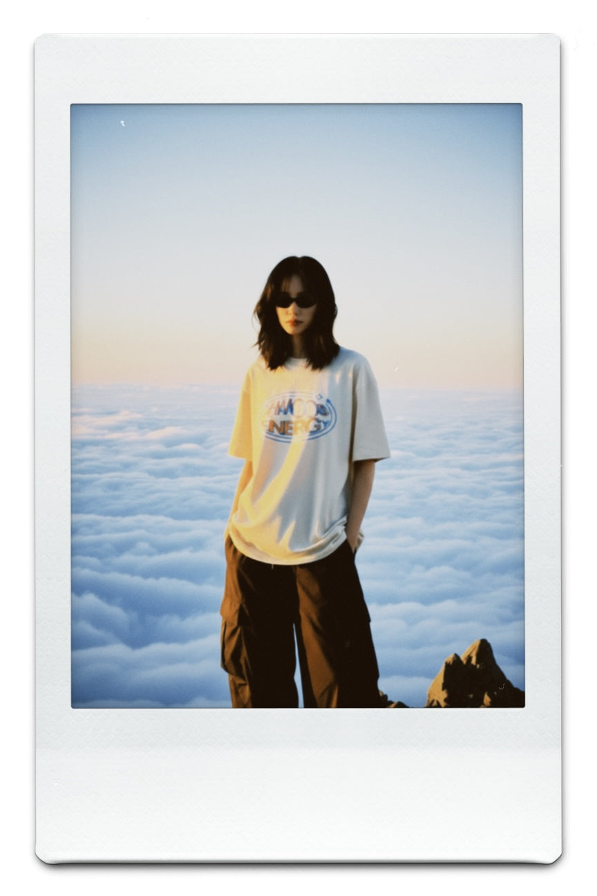 CHAOS ENERGY Boxy Tee - Emotional Streetwear | 230 GSM Cotone - THIO THIO