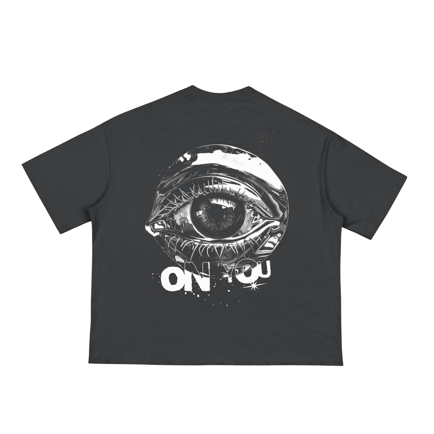 EYES ON YOU Boxy Tee - Emotional Recognition Clothing | 230 GSM THIO