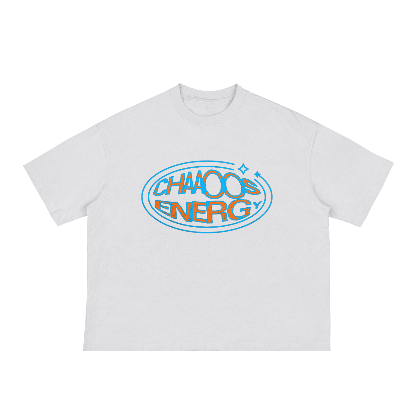 CHAOS ENERGY Boxy Tee - Emotional Streetwear | 230 GSM Cotone - THIO