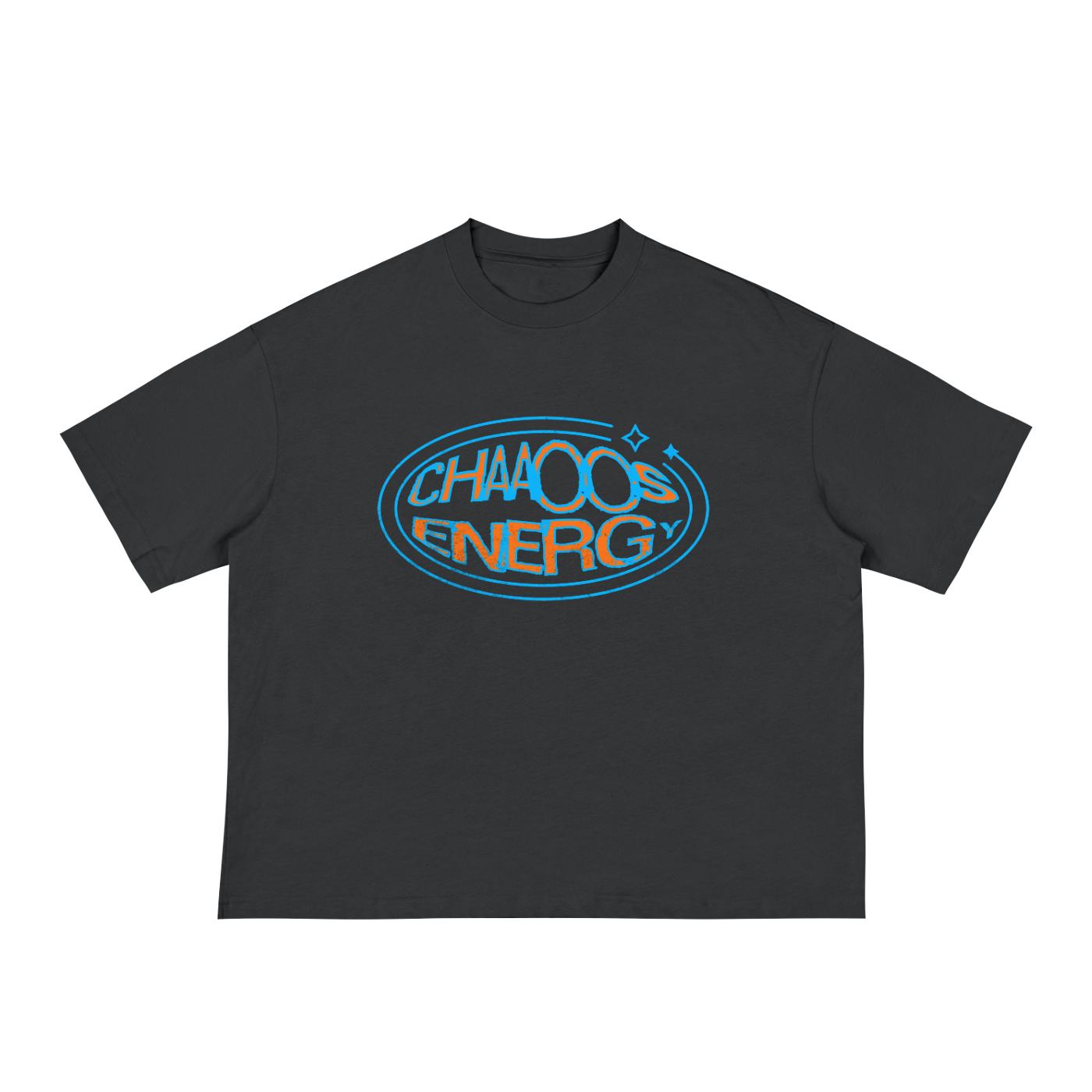 CHAOS ENERGY Boxy Tee - Emotional Streetwear | 230 GSM Cotone - THIO