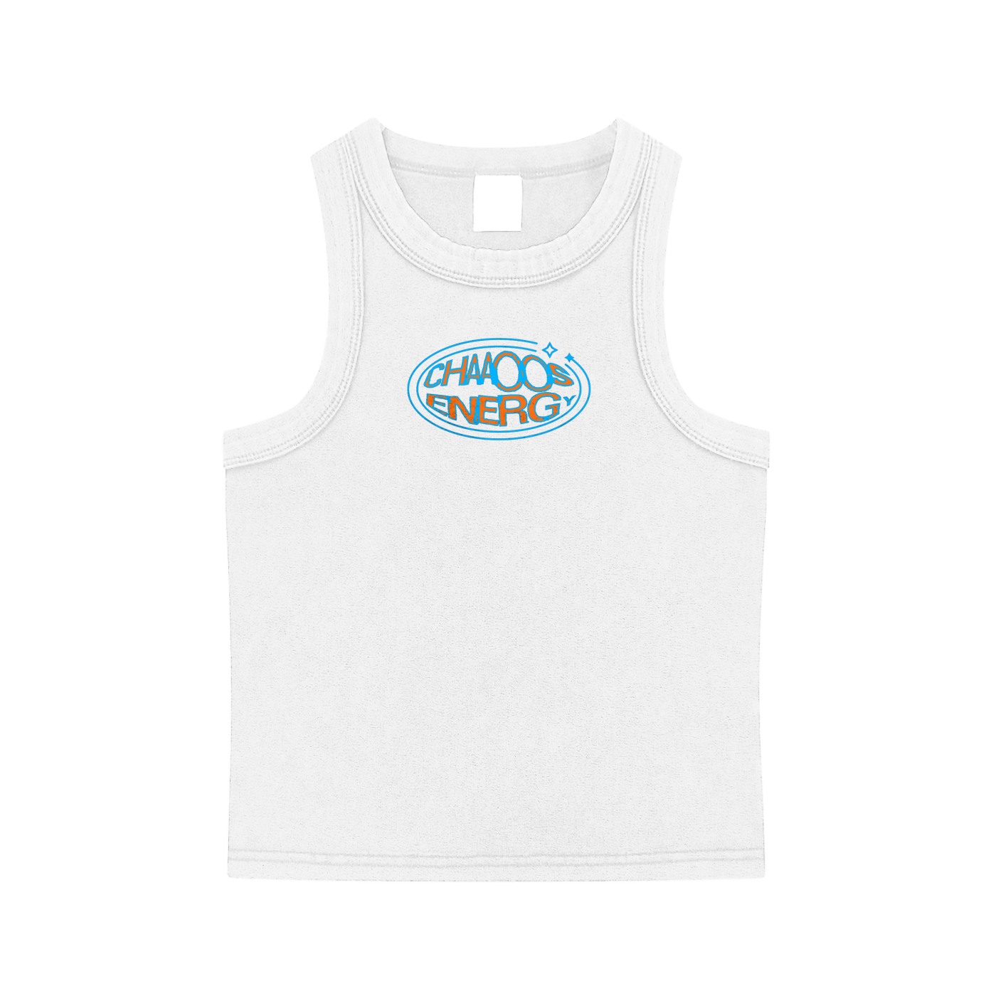 CHAOS ENERGY Snow Washed Tank Top