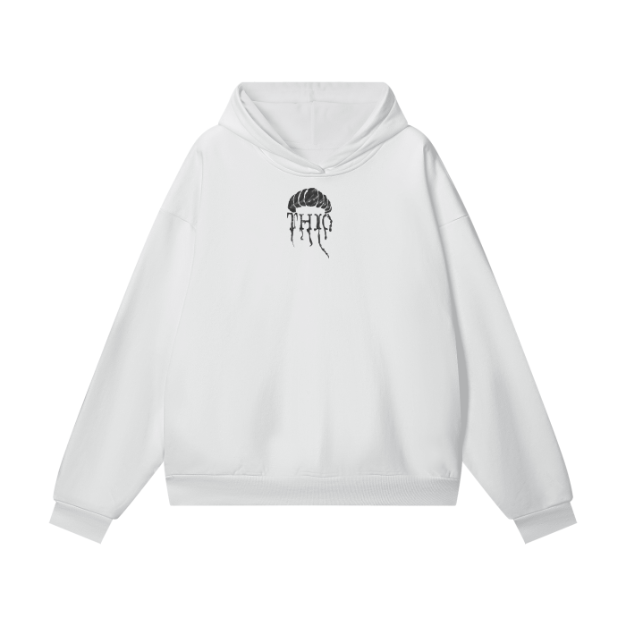 THIO Oversize Heavyweight Hidden Pocket Fleece Hoodie - 460 GSM