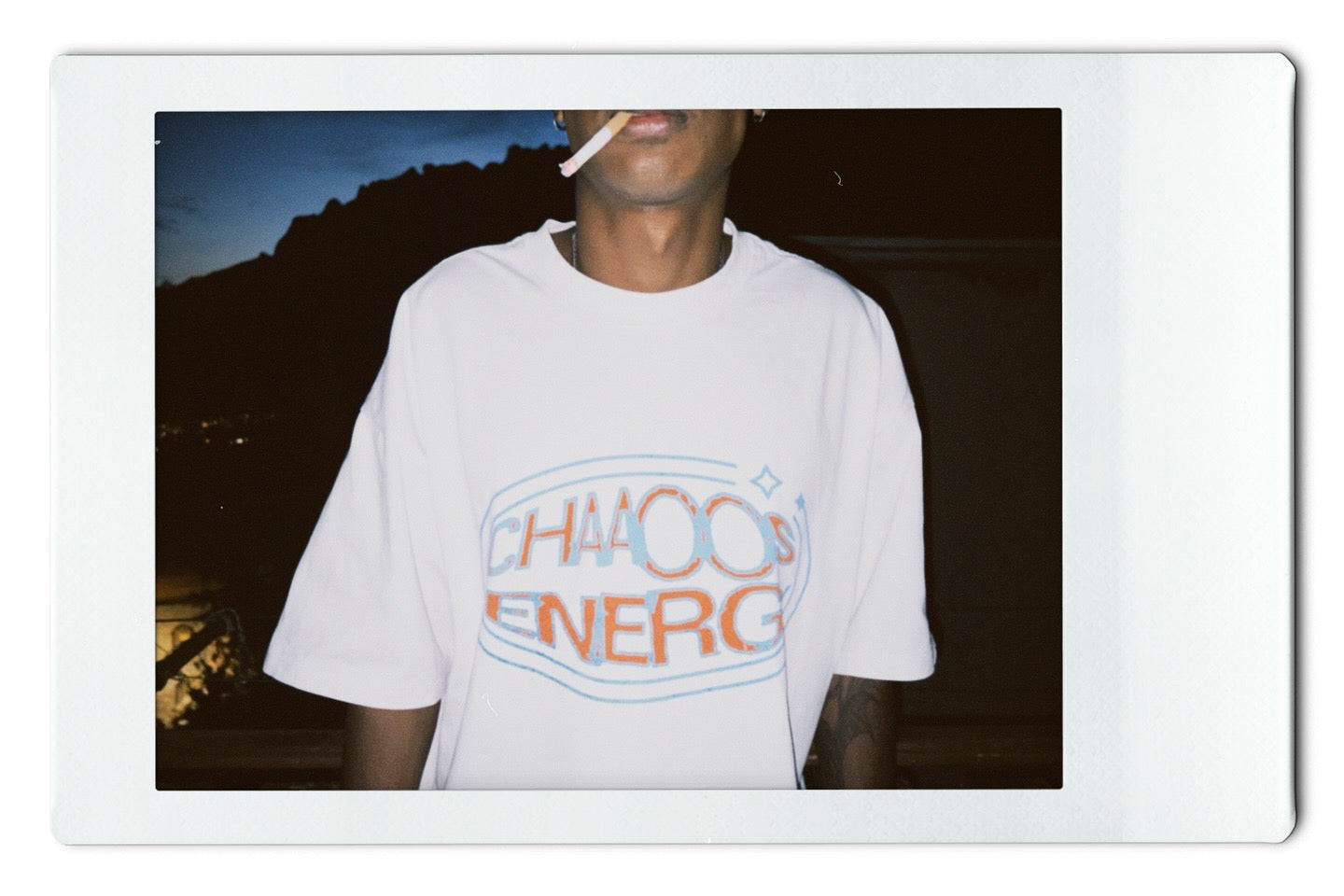 CHAOS ENERGY Boxy Tee - Emotional Streetwear | 230 GSM Cotone - THIO THIO