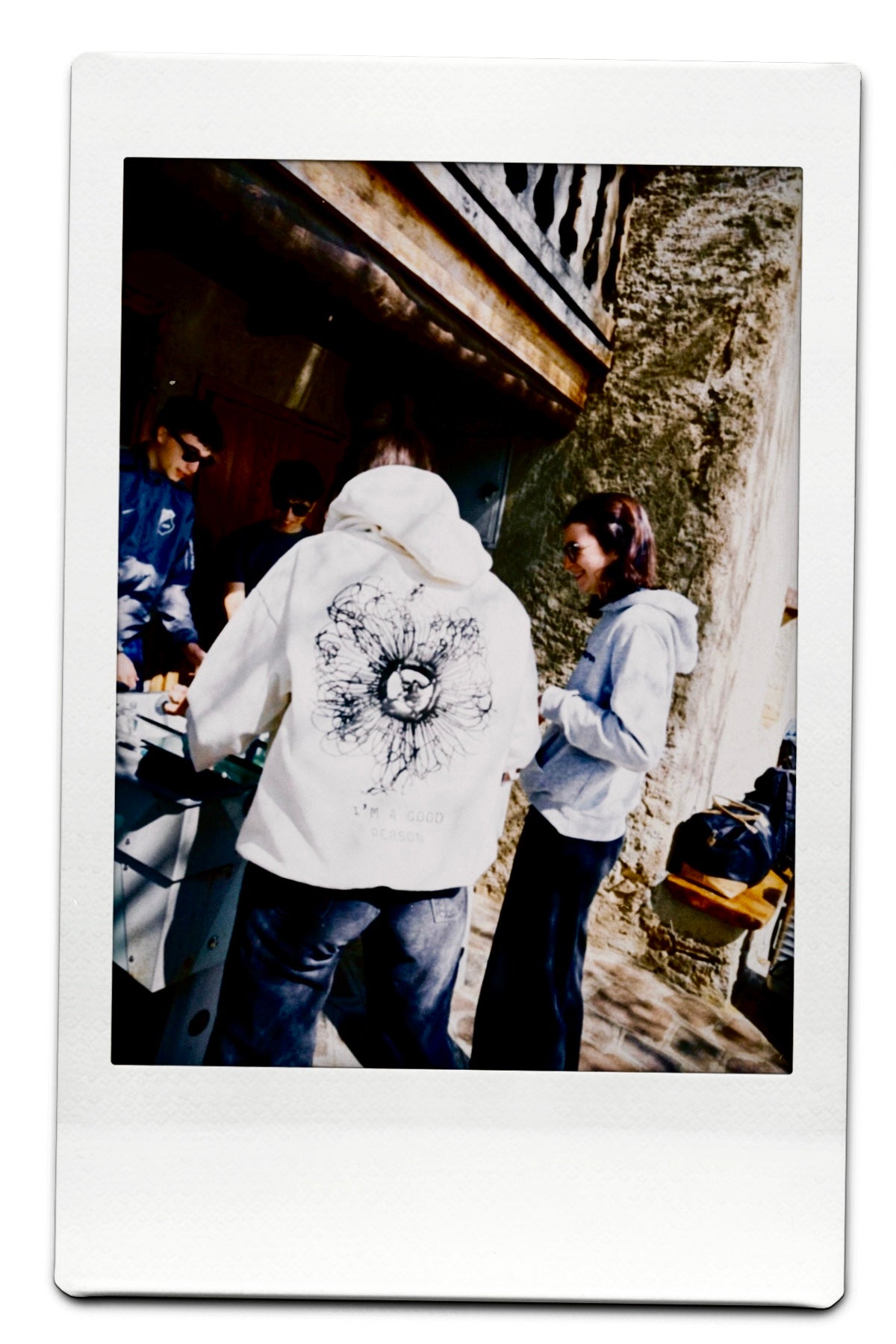 I'M A GOOD PERSON White Hoodie - Self-Worth Clothing | Emotional THIO | 460 GSM THIO