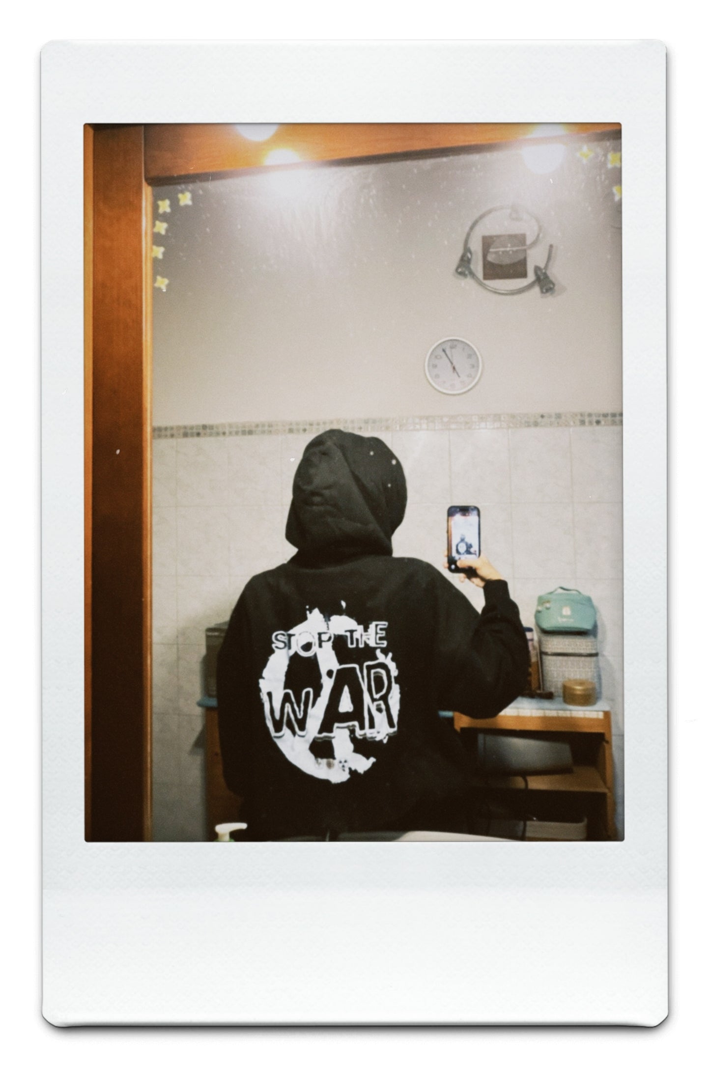 STOP THE WAR -Zip Boxy Hoodie THIO Store