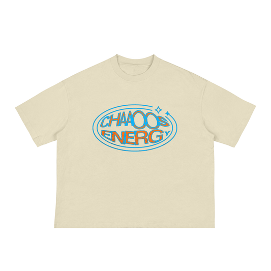 CHAOS ENERGY Boxy Tee - Emotional Streetwear | 230 GSM Cotone - THIO