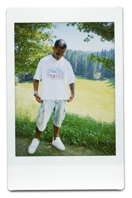 CHAOS ENERGY Boxy Tee - Emotional Streetwear | 230 GSM Cotone - THIO THIO