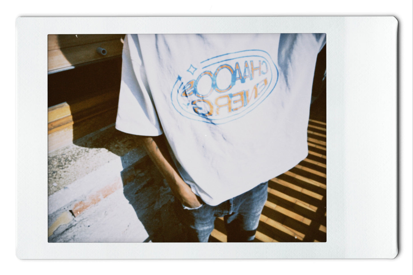 CHAOS ENERGY Boxy Tee - Emotional Streetwear | 230 GSM Cotone - THIO THIO