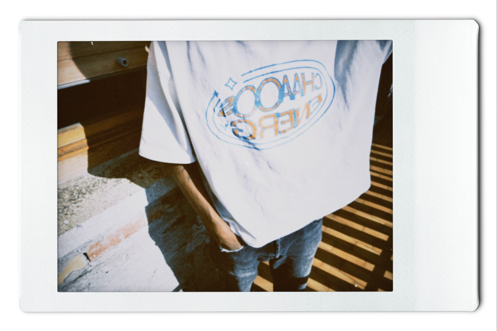 CHAOS ENERGY Boxy Tee - Emotional Streetwear | 230 GSM Cotone - THIO THIO