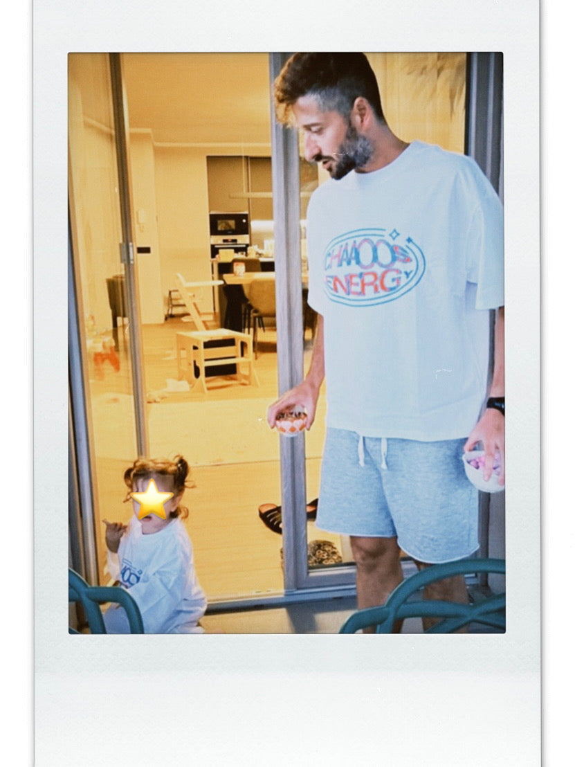 CHAOS ENERGY Boxy Tee - Emotional Streetwear | 230 GSM Cotone - THIO THIO