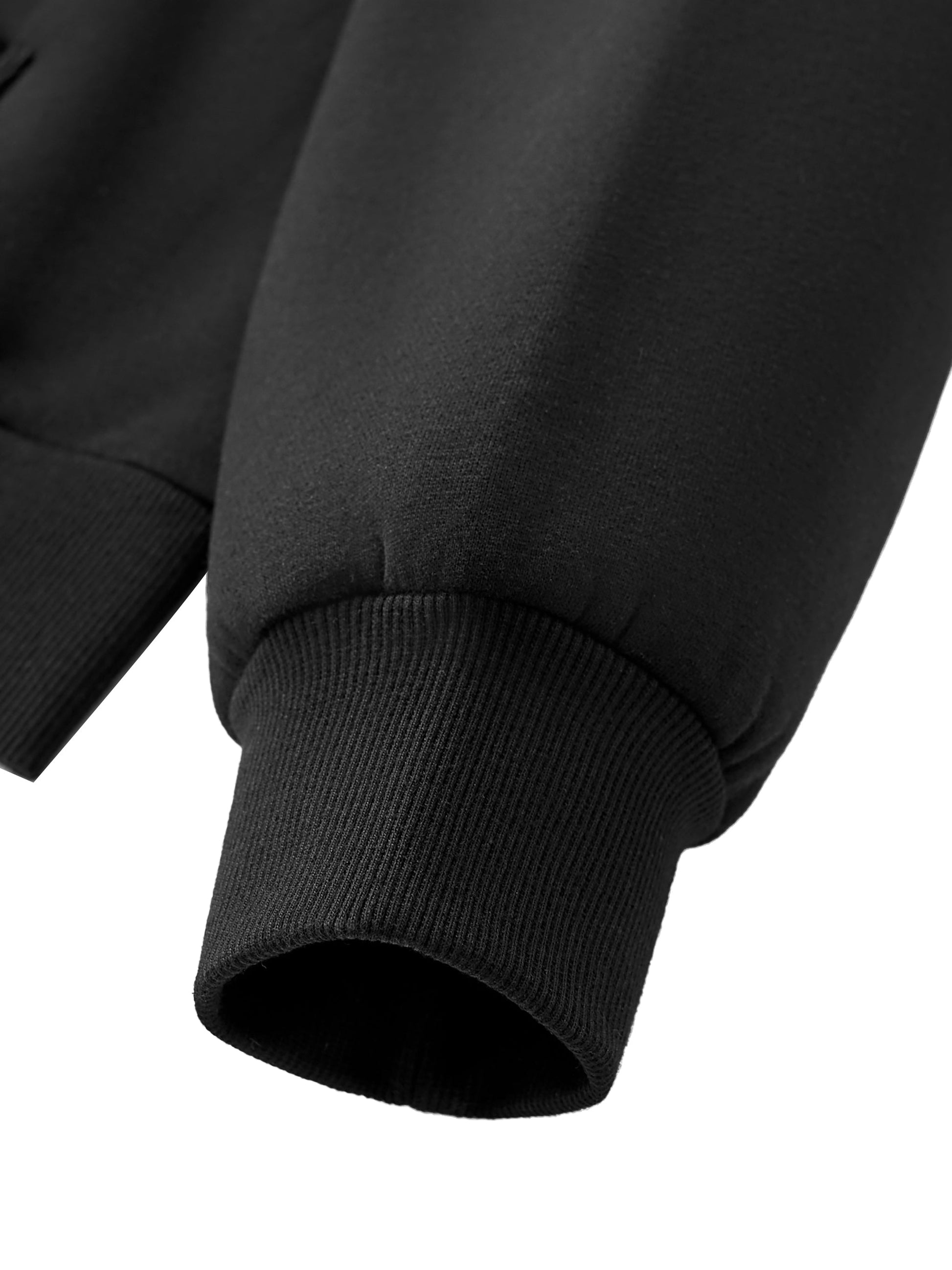 Fleeced Full-Zip Boxy Hoodie ODMPOD